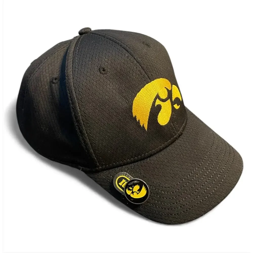 Iowa Hawkeyes Ahead Golf Hat Magnetic Ball Marker NCAA Tigerhawks Tech UPF 30+